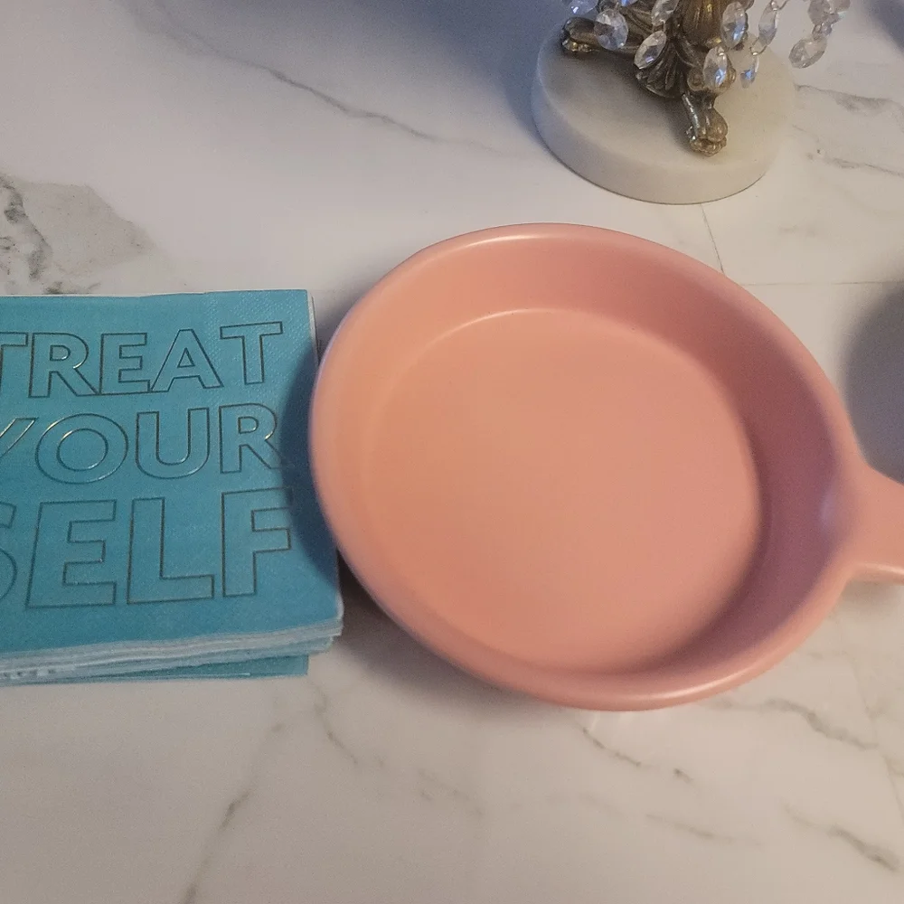 Pink and White Ceramic Baking Dishes Set Of 2 Vintage Ceramic Cooking  Dishes